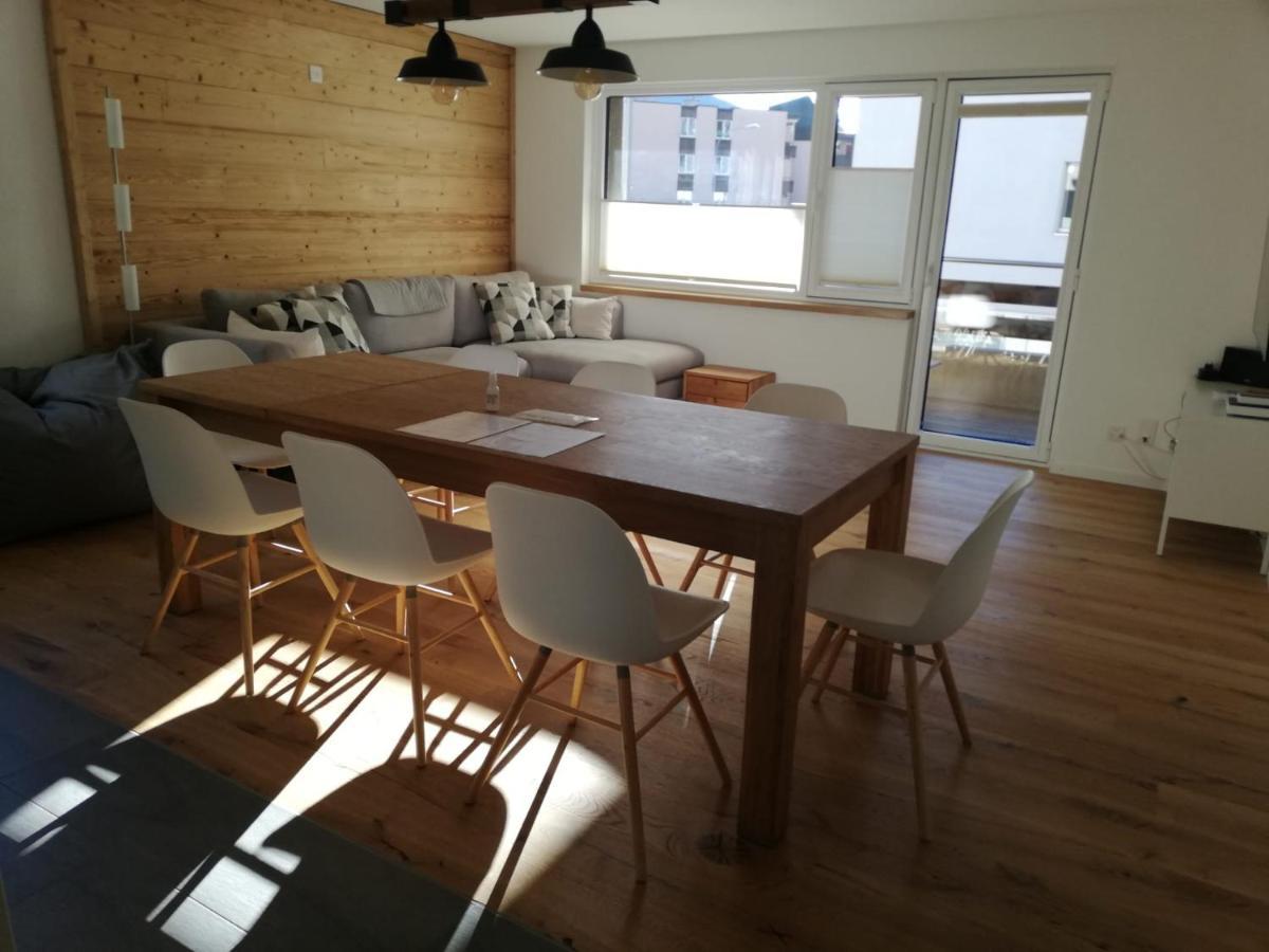 ダヴォス・プラッツHaus Rhaetikon 1. Og, Linksアパートメント エクステリア 写真