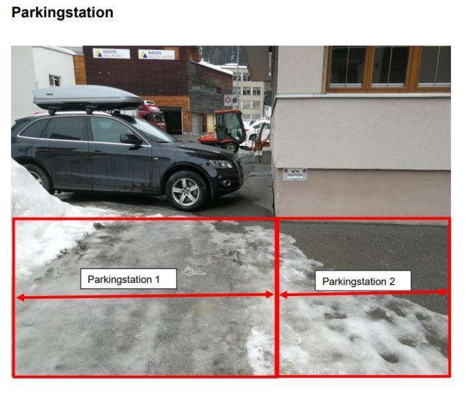 ダヴォス・プラッツHaus Rhaetikon 1. Og, Linksアパートメント エクステリア 写真